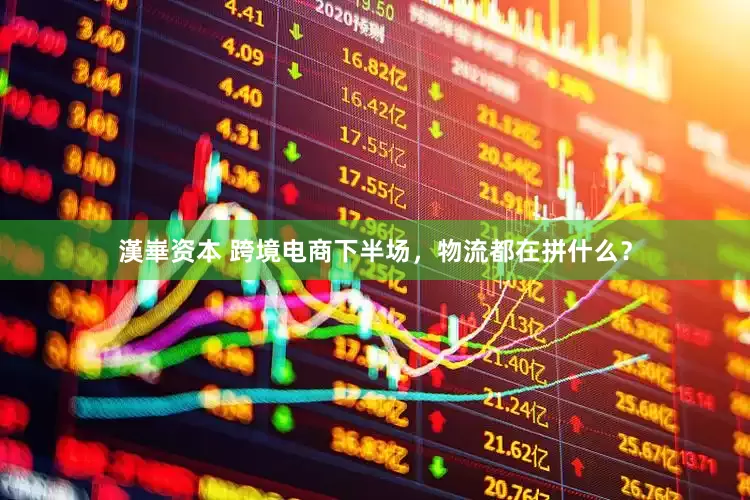 漢崋资本 跨境电商下半场，物流都在拼什么？