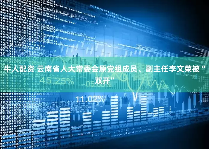 牛人配资 云南省人大常委会原党组成员、副主任李文荣被“双开”